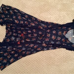 Matilda Jane Navy and Pink Floral Dress